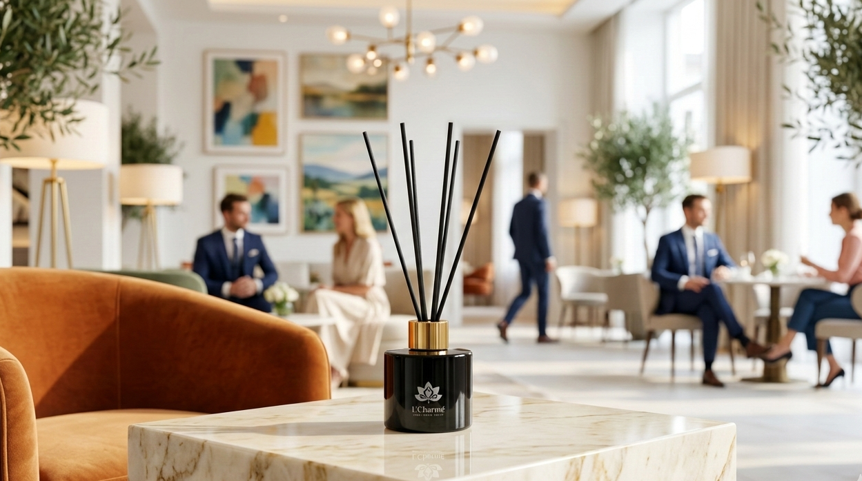 L’Charmé Raumduft Diffusor in elegantem Interior