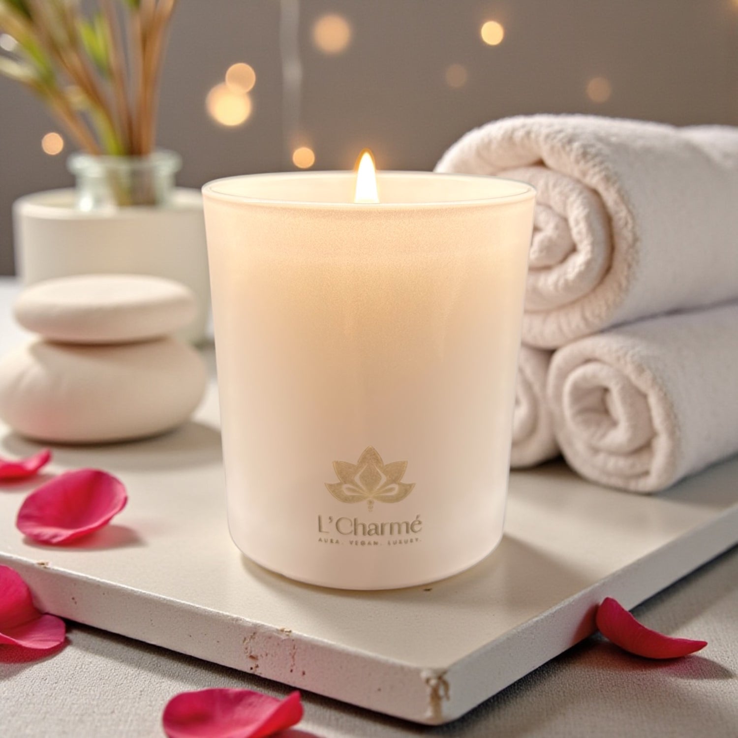 Rosé Flame Duftkerze