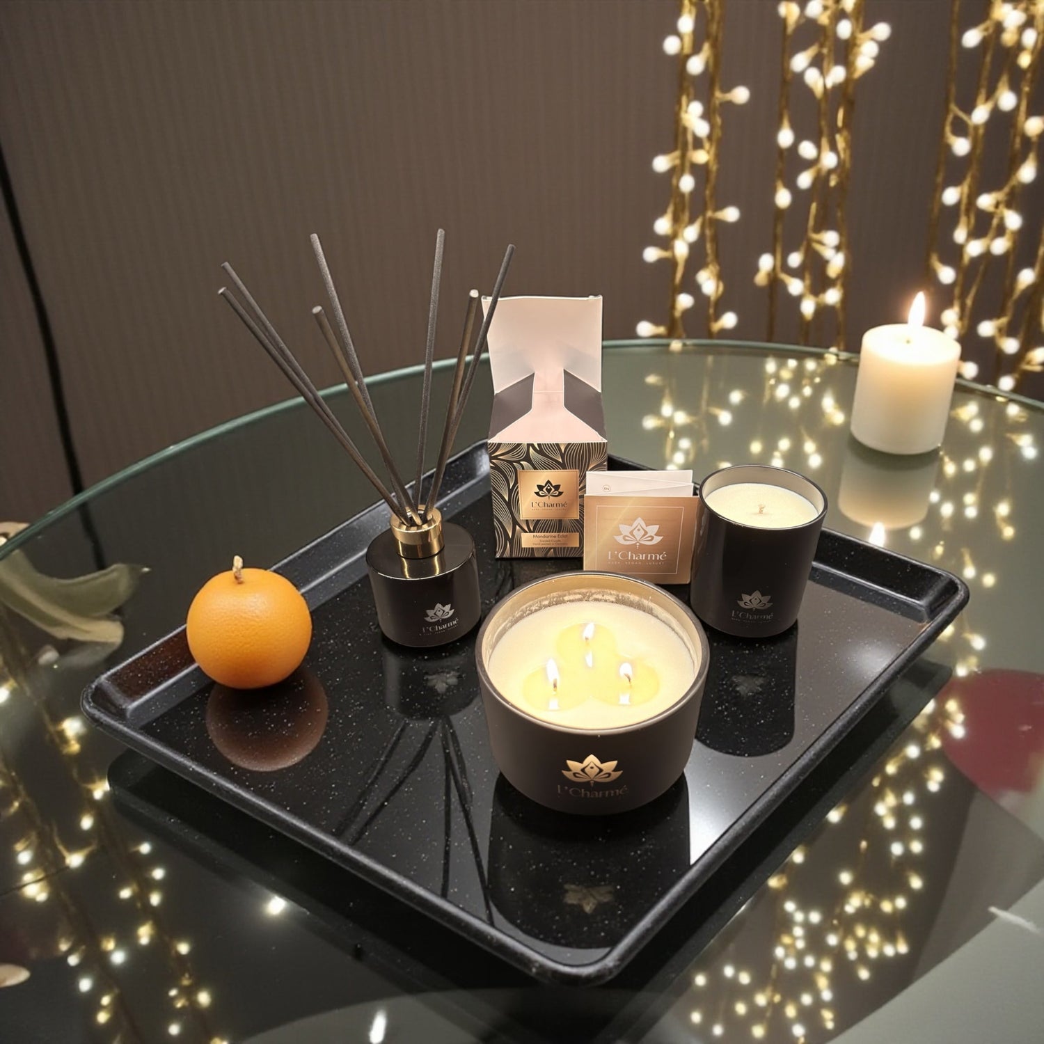 Duftkerze und Duftstäbchen von L&